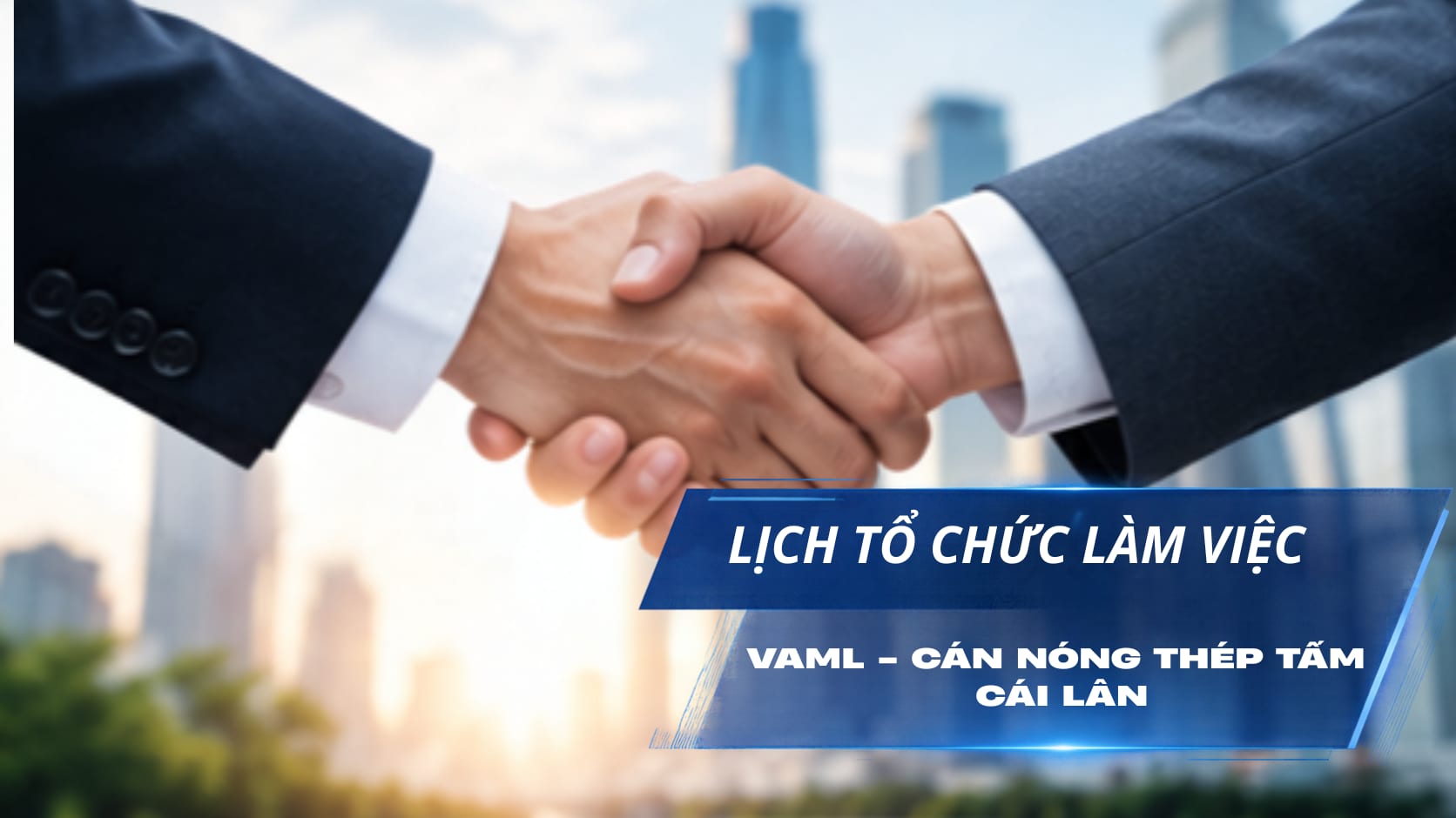Lịch tổ chức làm việc, cung cấp hồ sơ tài liệu Công ty TNHH MTV Cán nóng thép tấm Cái Lân.