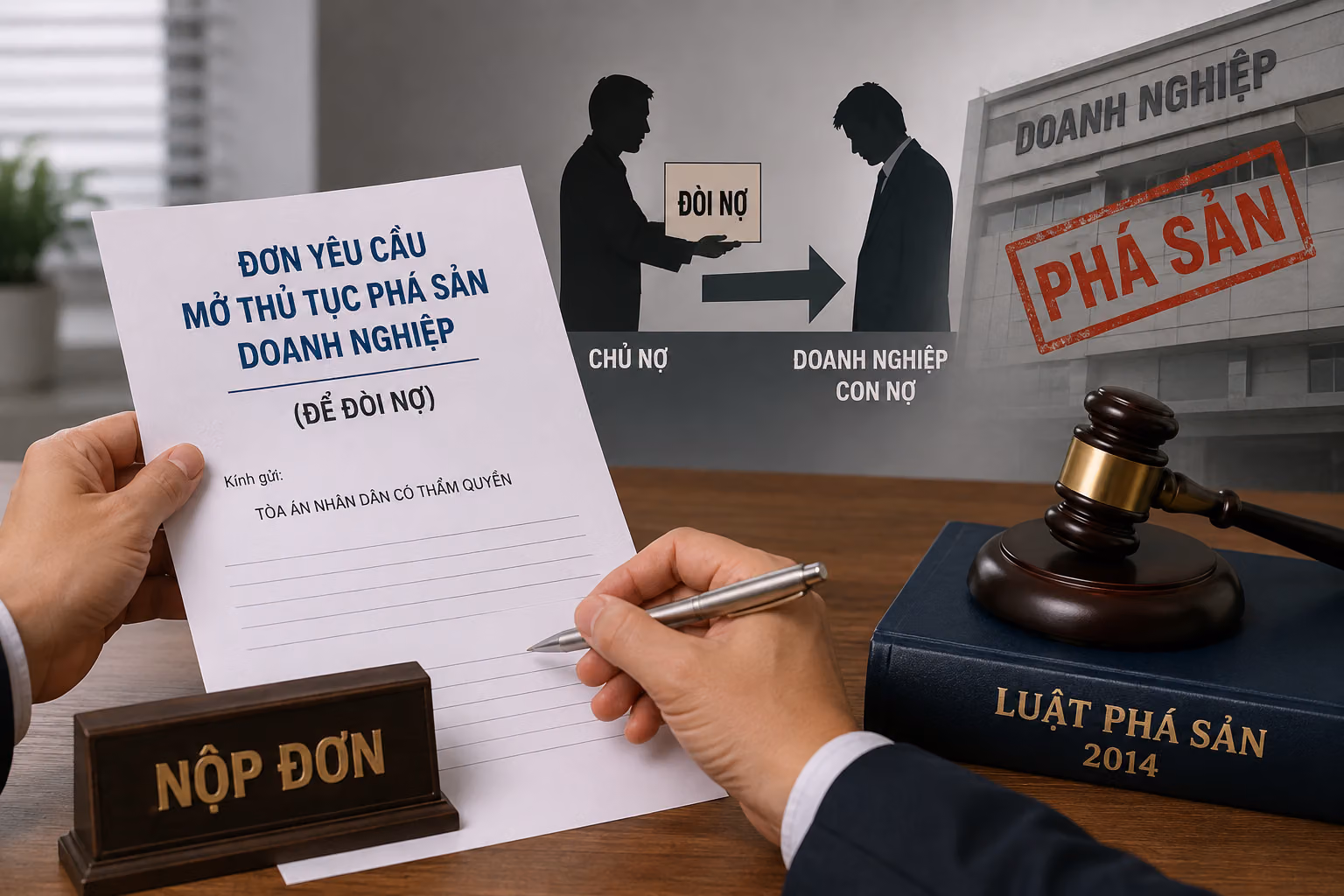 Nộp đơn phá sản doanh nghiệp có phải là thủ tục đòi nợ đặc biệt?