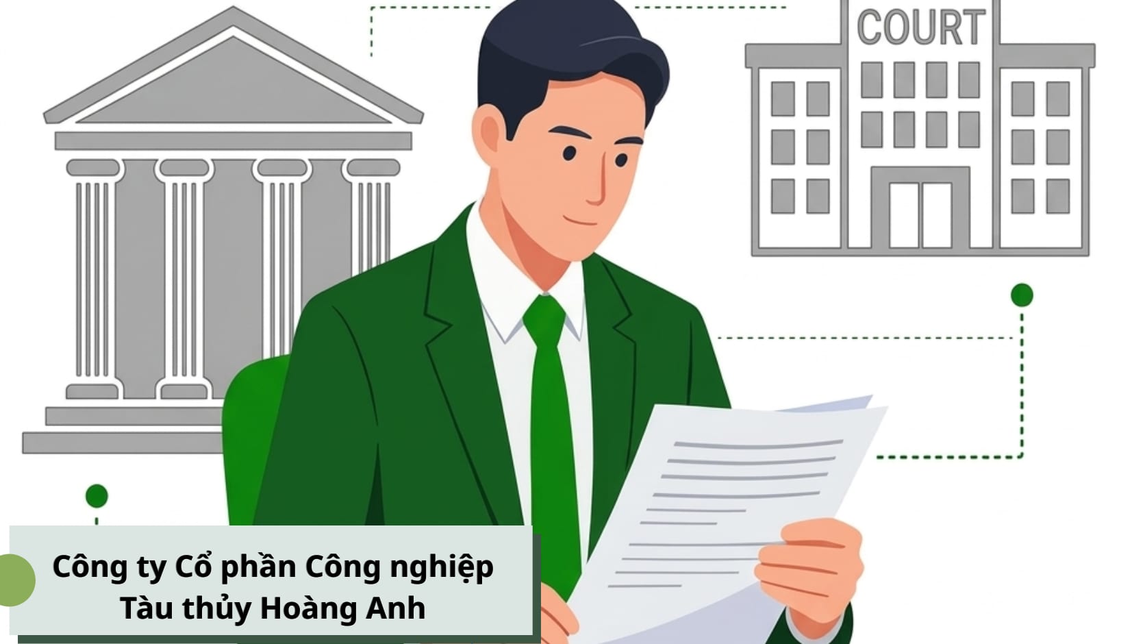 Thông báo Chủ nợ gửi giấy đòi nợ Công ty Cổ phần Công nghiệp Tàu thủy Hoàng Anh 